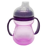 Gobelet d'apprentissage pour bb de 240 ml en silicone avec bec souple pour transition du biberon, gobelet ...