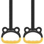 Lifcausal - kids gymnastic rings fitness swings hand rings boys girls pull - ups bar rings children gym ...