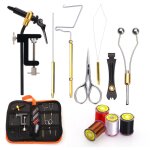 Kit d'outils de montage de mouches avec enfile - mouche, aiguille, fouet, ciseaux, kits de montage de ... Kit d'outils de montage de mouches avec enfile - mouche, aiguille, fouet, ciseaux, kits de montage de ...