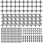 Lifcausal - kit de raccords d'irrigation 250 pices - compatible avec tuyaux d'eau de 1 / 4 pouce pour ...