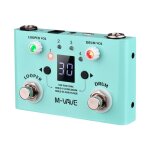Lifcausal - pédale effet 2 - en - 1 mini loop / batterie avec double commutateur - 30 rythmes, 4 boucles ... Lifcausal - pédale effet 2 - en - 1 mini loop / batterie avec double commutateur - 30 rythmes, 4 boucles ...