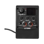 Prampli guitare acoustique cherub g - tone gt - 6 : capteur pizo, galiseur 3 bandes, tuner lcd avec ...
