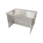Lifcausal réchaud bbq mini portable en acier inoxydable avec housse de transport idéal pour camping, ... Lifcausal réchaud bbq mini portable en acier inoxydable avec housse de transport idéal pour camping, ...