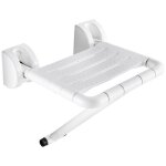 Lifcausal - tabouret pliable pour salle de bain mural, capacité de charge 330 lbs, antidérapant, pour ... Lifcausal - tabouret pliable pour salle de bain mural, capacité de charge 330 lbs, antidérapant, pour ...