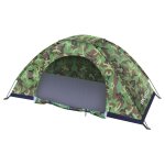 Lifcausal - tente camouflage de randonne tente individuelle lgre pour camping et trekking en milieu ...