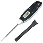 Thermomtre instantan tanche pour viande bbq ? sonde stylo cuisine intrieur / extrieur, fumoir et ...