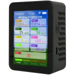 Tuya wifi compteur de qualit de l'air multifonctionnel domestique hcho tvoc monoxyde de carbone co2 ...