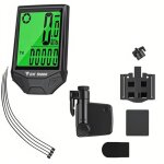 Vélo computer: compteur de vitesse et d'odomètre sans fil, écran lcd waterproof avec rétroéclairage, ... Vélo computer: compteur de vitesse et d'odomètre sans fil, écran lcd waterproof avec rétroéclairage, ...