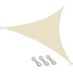 Lifcausal - voile ombrage triangle 13 pieds, abri pour plantes jardin, couverture de serre respirante ...