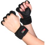 Lifcausal - weight lifting gloves wrist wraps protection fitness gloves for pull ups bodybuilding powerlifting ...