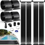 Liferun - chauffage solaire pour piscine 150x300 cm, collecteur solaire, rchauffeur solaire pour piscine ...