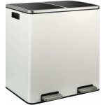 Liferun - poubelle  2 compartiments, 2 x 30 l, systme de tri slectif des dchets de cuisine,  pdale ...