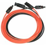 Ligne d'extension solaire photovoltaque cable d'extension de panneau solaire avec connecteur mc4 paire ...