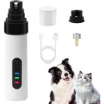 Lime � ongles chien, lime pour chien silencieux, lime ongle griffes chien electrique, rechargeable lime ...
