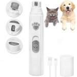 Longziming - lime à ongles Électrique pour chat et chien, 2 vitesses, lime à ongles rechargeable pour ... Longziming - lime à ongles Électrique pour chat et chien, 2 vitesses, lime à ongles rechargeable pour ...