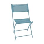 Linder exclusiv chaise de jardin pliante bleue