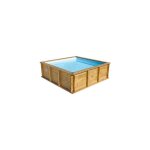 Edg - liner piscine oogarden mangaia 2020 carre 200x200 epaisseur pro 75 / 100 coloris bleu