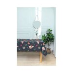 Nappe de nol ronde ou rectangle - tissu antitache / impermable ? tradition ? - anthracite - 240x150cm ...