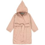 Peignoir bébé - gaze de coton - 100 % coton - rose - 12 - 18 mois Peignoir bébé - gaze de coton - 100 % coton - rose - 12 - 18 mois