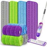 Compatibles avec les lingettes de balai swiffer powermop - lot de 4 - t�tes de lingettes trap�zo�dales ...