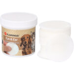 Lingettes de soin pour yeux et oreilles reini pour chat et chien - flamingo