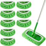 Lingettes swiffer pour balai humide, paquet de 8, haute absorption des salet�s, utilisation humide et ...