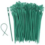 Linghhang - 100 pcs accroche tuteurs - 17cm pour tomates arbres serre - cble lien en plastique rutilisables ...