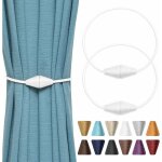 Linghhang - lot de 2 (blanc) embrasses de rideaux magntiques faites  la main en corde tisse pour rideaux ...