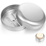 Linghhang - lot de 2 boîtes à savon en aluminium étanches - avec égouttoir - pour la maison, les voyages, ... Linghhang - lot de 2 boîtes à savon en aluminium étanches - avec égouttoir - pour la maison, les voyages, ...