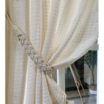 Linghhang - lot de 2 embrasses de rideaux faites à la main en corde pour décoration de bureau maison, ... Linghhang - lot de 2 embrasses de rideaux faites à la main en corde pour décoration de bureau maison, ...