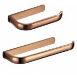 Linghhang - 2 pices porte - serviettes mural or rose porte - serviettes rouleau papier support ensemble ...