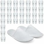 Linghhang - lot de 24 paires de chaussons (27cm) antidrapants jetables  bout ferm pour htels et spa ...