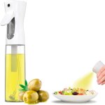 Linghhang - 300ml huile d'olive en spray - blanc, spray de cuisson pour salades et pizzas, flacons pulvrisate ...