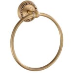 Linghhang - anneau porte - serviette fixation murale rond en acier pour salle de bain ou cuisine support ...