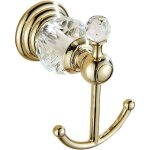 Linghhang - crochet de serviette en cristal, crochet de robe d'or, porte - serviette de salle de bains, ...