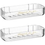 Linghhang - ensemble de 2 �tag�res murales de salle de bain (aucun per�age requis), �tag�res de drainage ...