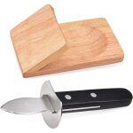 Linghhang - ensemble de couteaux  hutres couteau  cailler les hutres avec support en bois pince ...