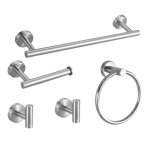Linghhang - ensemble de quincaillerie de salle de bain 5 pi�ces, ensemble de barre porte - serviettes ...