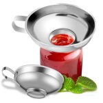 Entonnoir cuisine inox, inoxydable acier entonnoir large ouverture en mtal avec poigne pour transfert ...