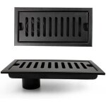 Linghhang - grille douche, caniveau de douche, noir siphon de sol avec grille en acier inoxydable, convient ... Linghhang - grille douche, caniveau de douche, noir siphon de sol avec grille en acier inoxydable, convient ...