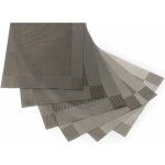 Linghhang - gris, 30 x 45 cm) lot de 6 sets de table lavables en pvc antid�rapant, respectueux de l'environnem ...