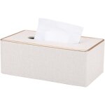 Linghhang - housse de boîte à mouchoirs, beige support de boîte à mouchoirs en cuir pu rectangulaire ... Linghhang - housse de boîte à mouchoirs, beige support de boîte à mouchoirs en cuir pu rectangulaire ...