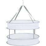 Linghhang - panier de schage pliable  double couche - 48 cm, panier de schage  suspendre pour vtements, ...