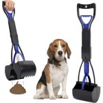 Linghhang - pelle  djections pour animal domestique, ramasse - crotte, 45 cm pouce long manche solide ...