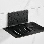 Linghhang - porte savon mural sans perçage porte - savon douche en acier inoxydable porte savon inox ... Linghhang - porte savon mural sans perçage porte - savon douche en acier inoxydable porte savon inox ...