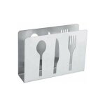 Linghhang - porte - serviettes de table en acier inoxydable, art moderne porte serviettes de table, verticale ...