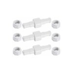 Poweka d20 lot de 3 raccords rotatifs pour tuyau d'arrosage avec 6 embouts d15 compatibles avec zodiac ...
