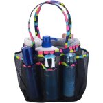 Linghhang - sac de douche portable en maille pour dortoir d'tudiant de salle de bain - grand sac de ...