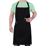 Linghhang - tablier de cuisine femme, tanche avec 2 poches, tablier cuisine homme rglable avec de longues ...