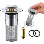 Linghhang - tamis cuisine, filtre evier cuisine, filtre evier, bonde lavabo universel, bouchon de lavabo ...